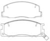 AISIN ASN-225W Brake Pad Set, disc brake